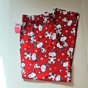 Peanuts SNOOPY Men's Pajama Pants NWT